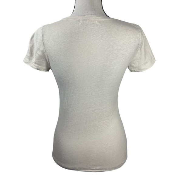 J. Crew Tee with a Silk Bow Tee SZ Small - Picture 9 of 11